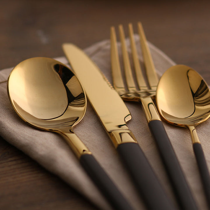 Elevate Your Dining Experience with Our Stainless Steel Steak Cutlery Full Set