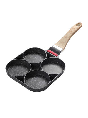 Transform Your Breakfast with the Multi Hole Egg Burger Non Stick Frying Pan