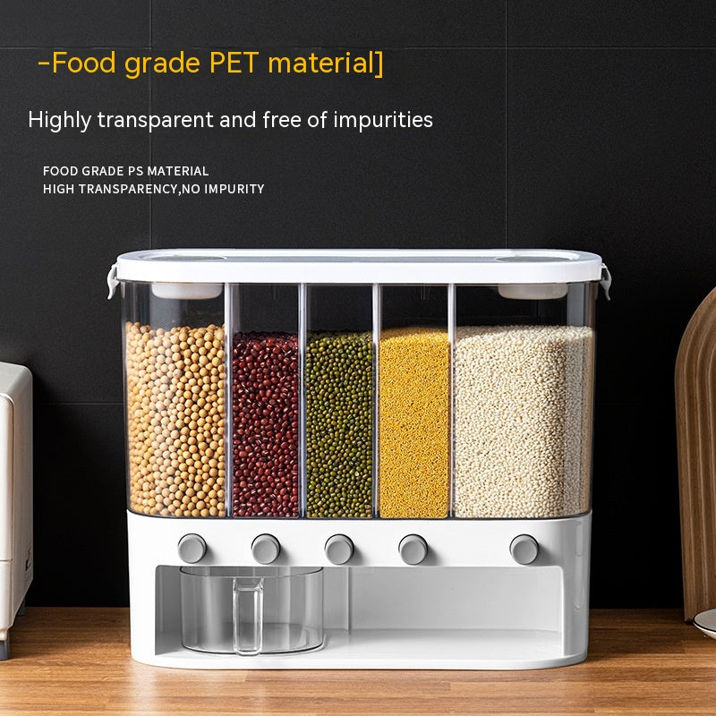 Maximize Your Kitchen Efficiency with the Sealed Kitchen Cereals Separated Storage Box