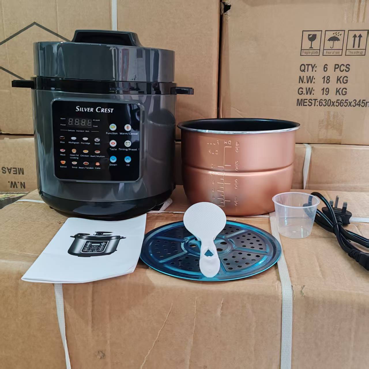 Transform Your Cooking Experience with the 6L Automatic Multi Function Electric Pressure Cooker