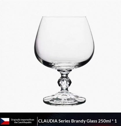 Elevate Your Drinking Experience with the Elegant Crystal Brandy Goblet Glass