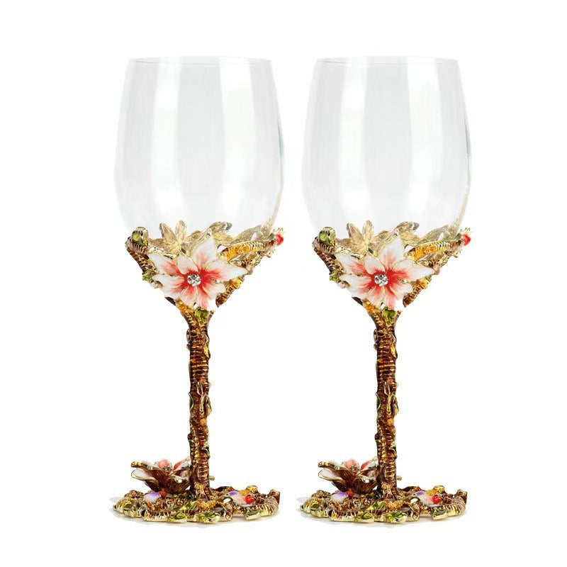 Elevate Your Dining Experience with the Light Luxury Crystal Goblet Glass