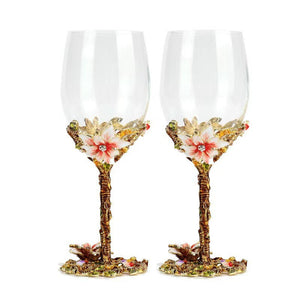 Elevate Your Dining Experience with the Light Luxury Crystal Goblet Glass